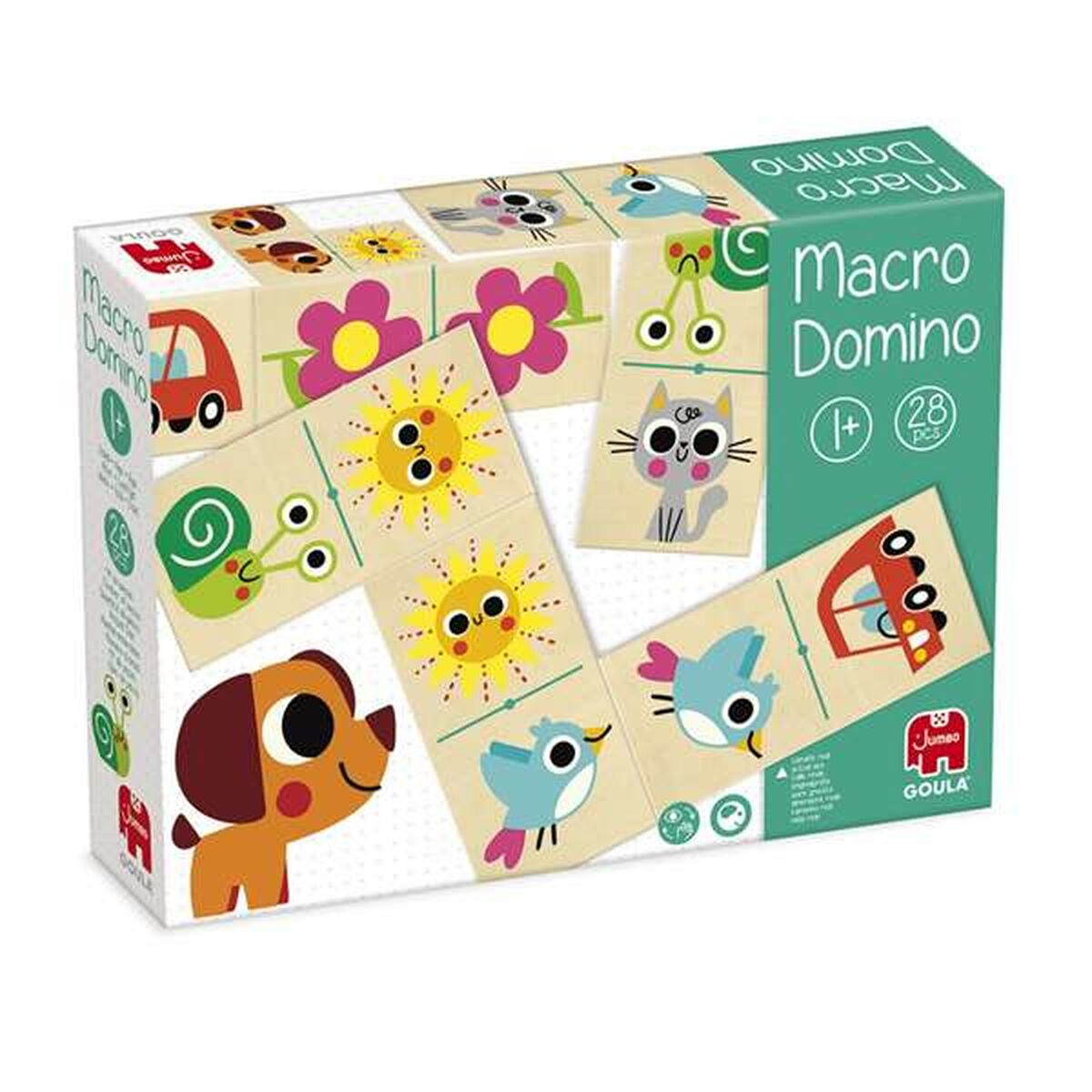 Domino Diset Dřevo Dětské 28 Kusy